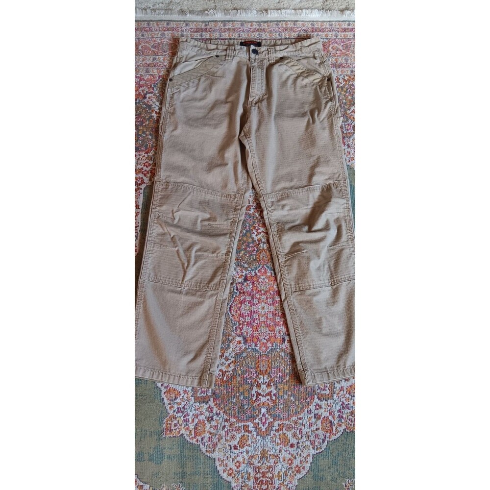 Ridgecut Tough Wear Ripstop Tan Khaki Carpenter Pants 36"x32"